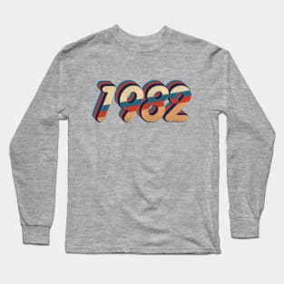 1982 - vintage retro 70s future b Long Sleeve T-Shirt